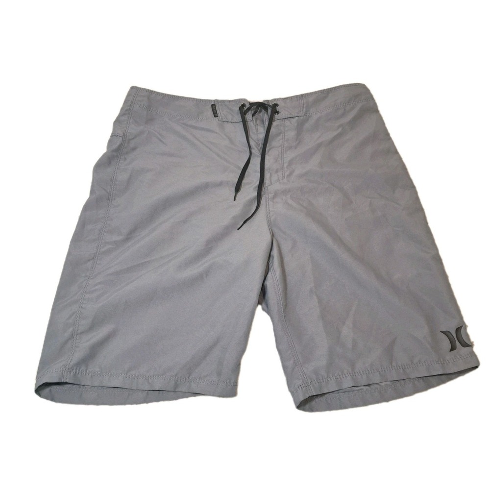 Hurley Men's Boardshort Size 32 Gray 20" L Beach Surf Casual